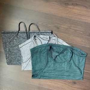 Lululemon tank tops, size 4, lot of 3